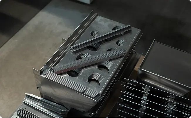 TRUMPF laser system interface used in sheet metal processing